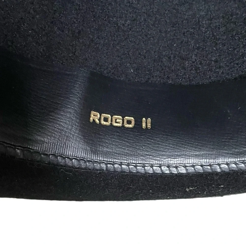 EDDY BROS Wool Cowboy Western ROGO II Hat Black 6 7/8